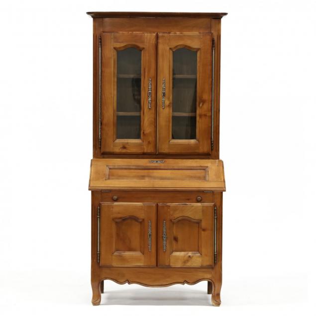 french-provincial-secretaire-bookcase