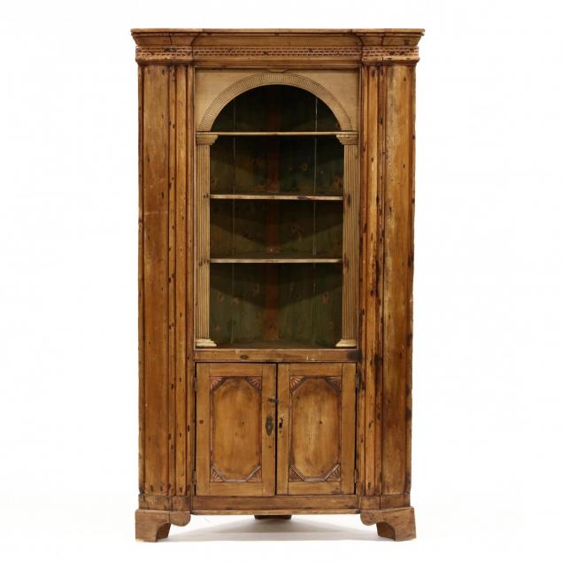 french-country-architectural-corner-cupboard