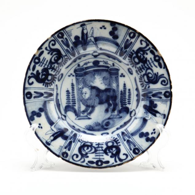 a-rare-delft-tin-glazed-plate