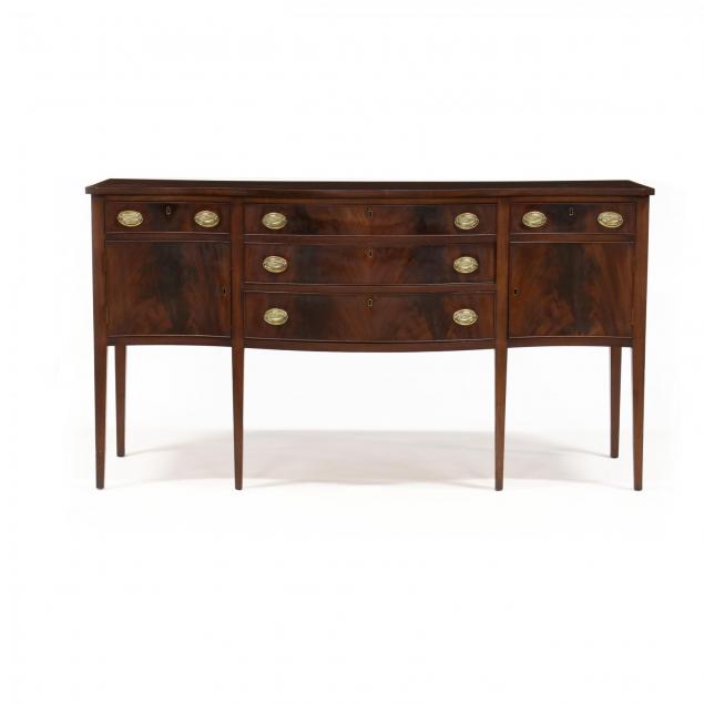 georgian-style-serpentine-front-mahogany-sideboard