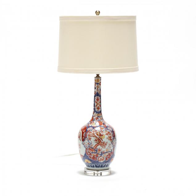 japanese-imari-bottle-vase-as-lamp