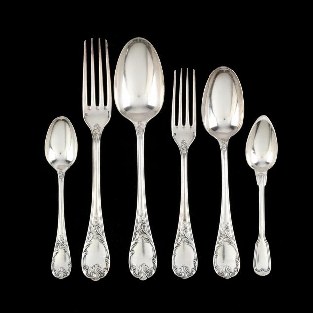 christofle-marly-silverplate-flatware-set