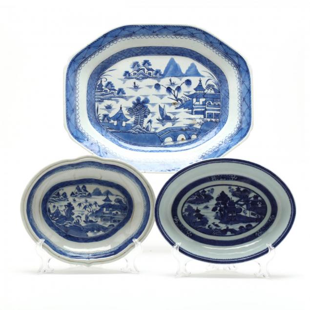 three-antique-canton-serving-dishes