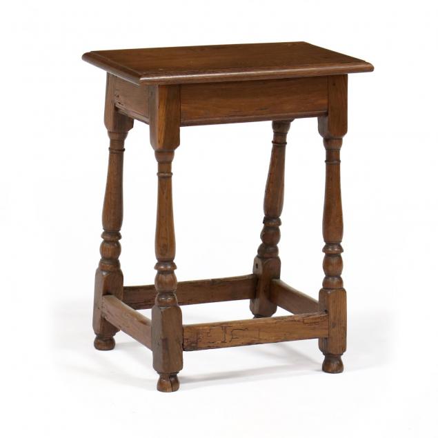 jacobean-style-oak-joint-stool