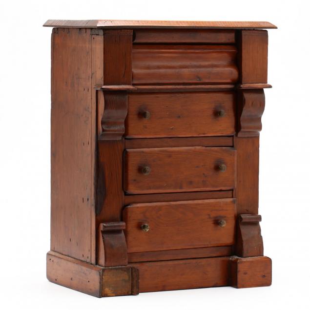 late-federal-miniature-chest-of-drawers