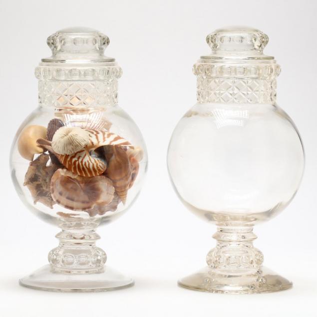 two-antique-globe-form-apothecary-jars
