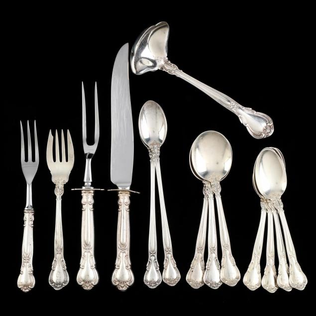 a-group-of-gorham-chantilly-sterling-silver-flatware