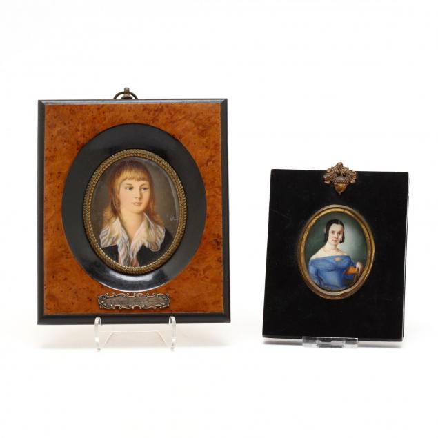 two-antique-portrait-miniatures