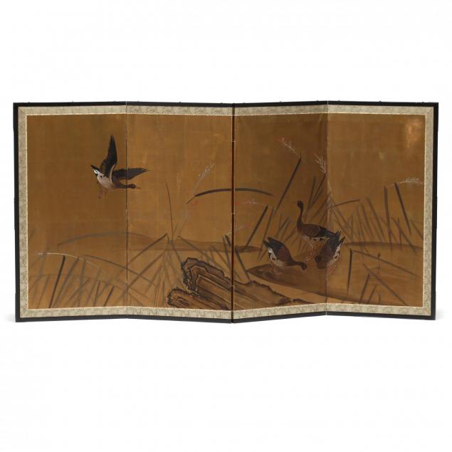 a-japanese-four-panel-folding-screen