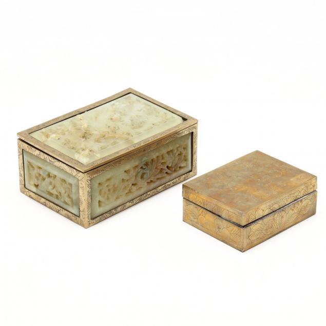 two-chinese-brass-boxes