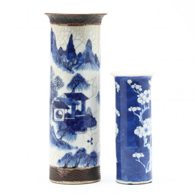 two-chinese-blue-and-white-vases