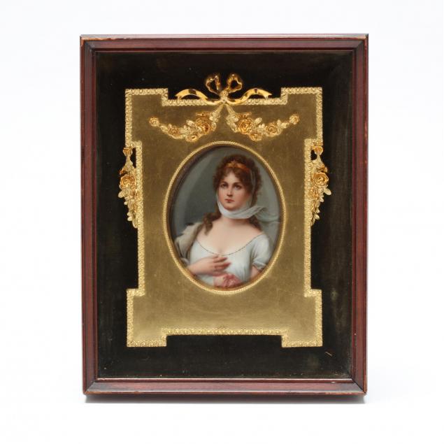 19th-century-continental-painting-of-a-lady