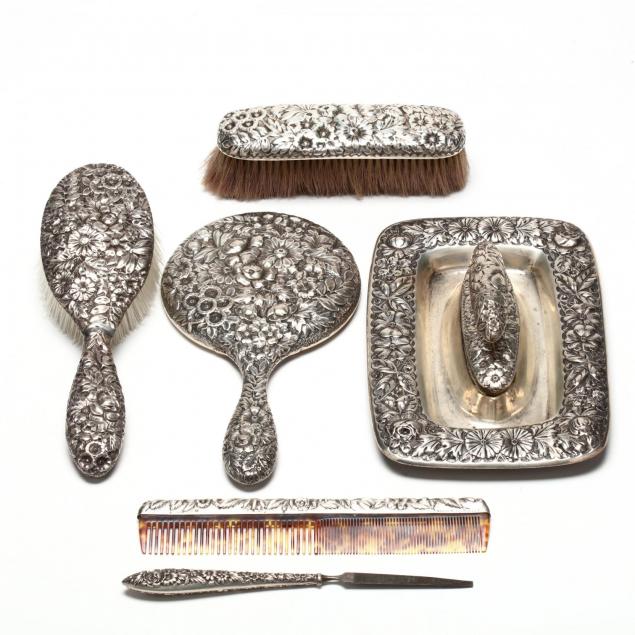 an-assembled-repousse-sterling-silver-vanity-set