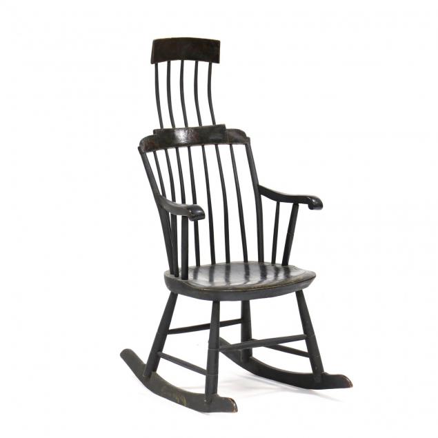 american-windsor-comb-back-painted-rocking-chair