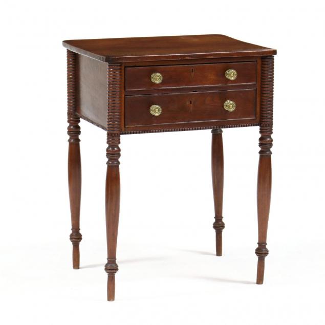 southern-federal-two-drawer-walnut-work-table