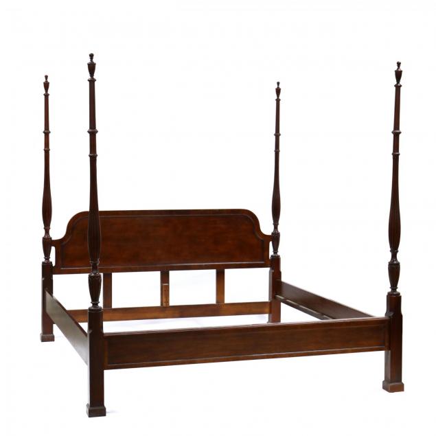federal-style-mahogany-king-size-tall-post-bed