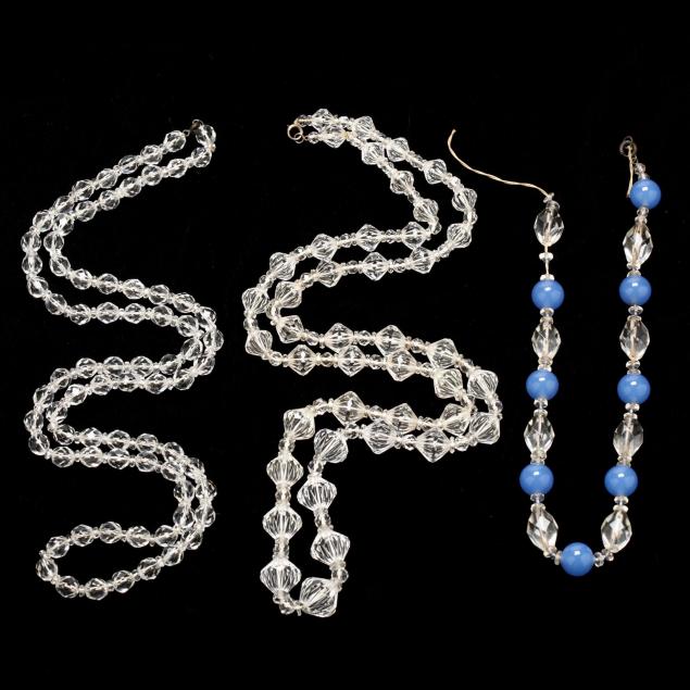 three-vintage-glass-necklaces