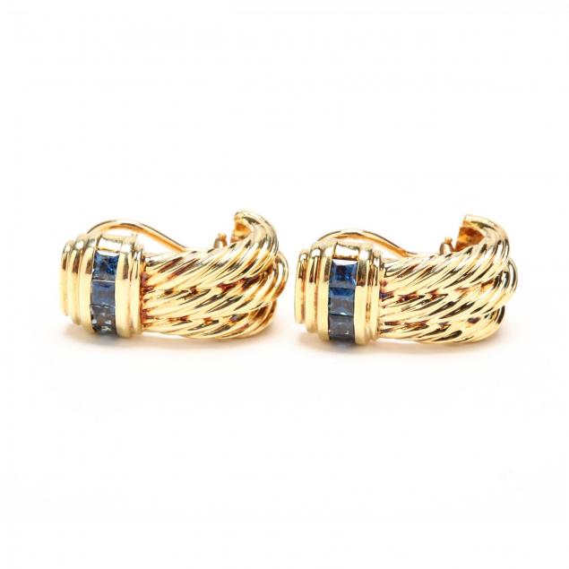 pair-of-14kt-gold-and-sapphire-earrings-david-yurman