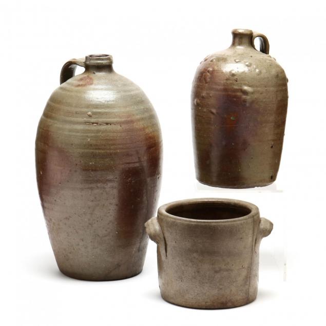 three-19th-century-nc-salt-glazed-vessels