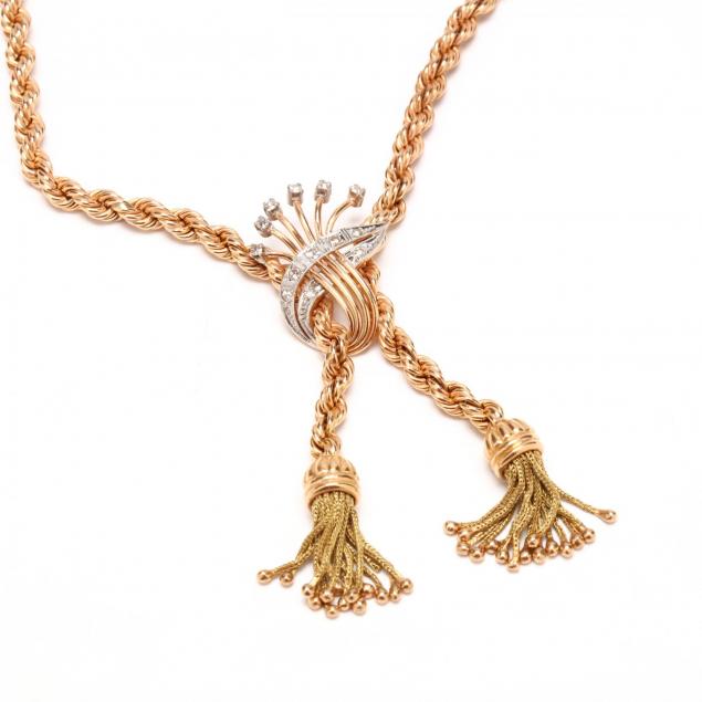 14kt-rose-gold-and-diamond-tassel-necklace