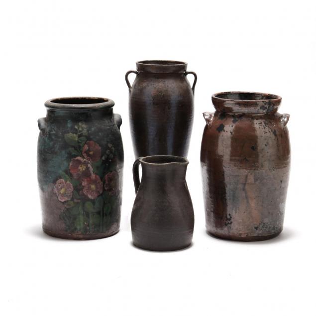 four-albany-slip-glazed-vessels