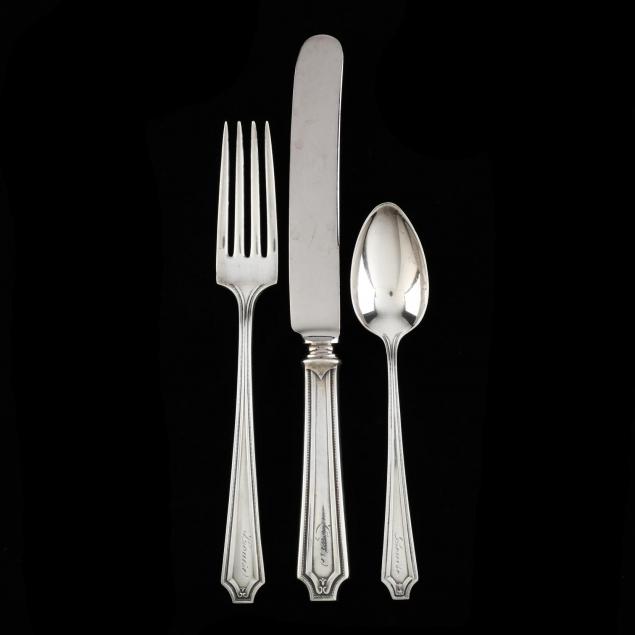 gorham-king-albert-sterling-silver-flatware-set