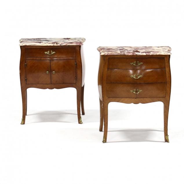 pair-of-louis-xv-style-marble-top-diminutive-commodes