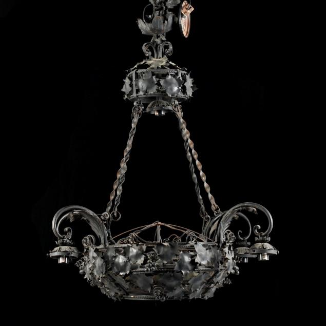 vintage-spanish-iron-chandelier
