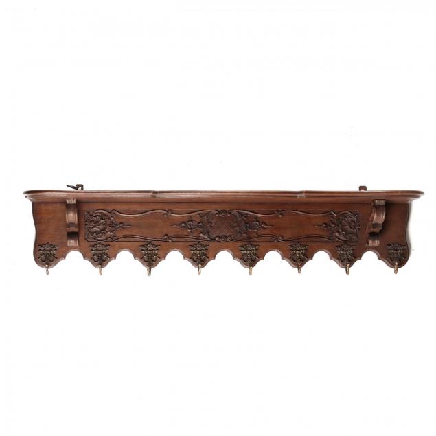 french-country-rococo-style-carved-oak-wall-shelf