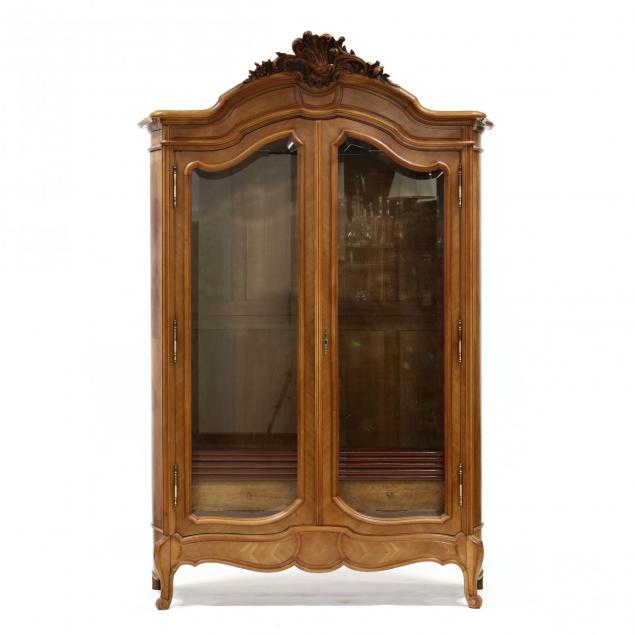 louis-xv-style-glass-front-armoire