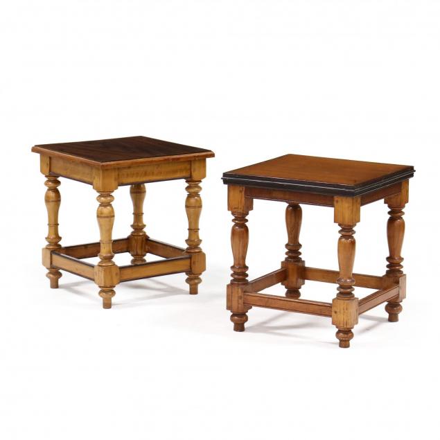 two-similar-stretcher-base-low-side-tables