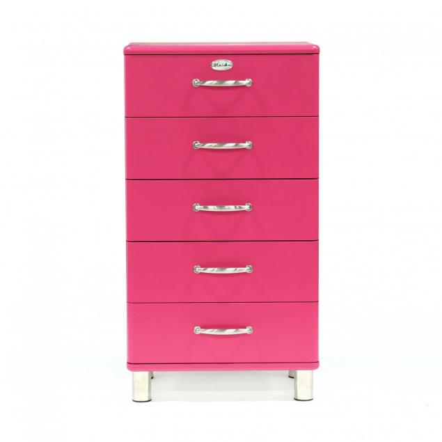 Tenzo Malibu Hot Pink Chest, Hot Pink 6 Drawer Dresser