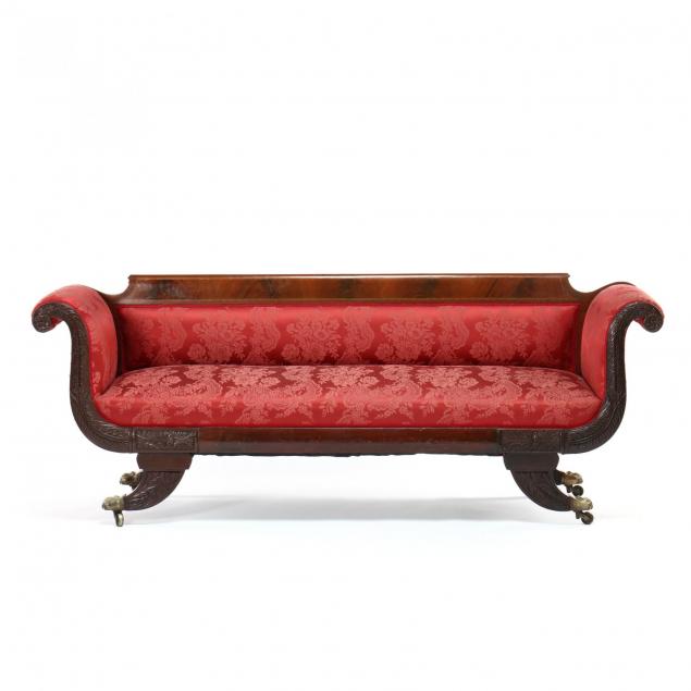 federal-carved-and-inlaid-mahogany-sofa