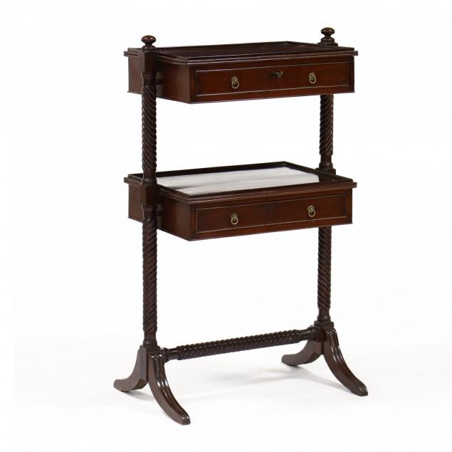 georgian-mahogany-two-tiered-library-stand