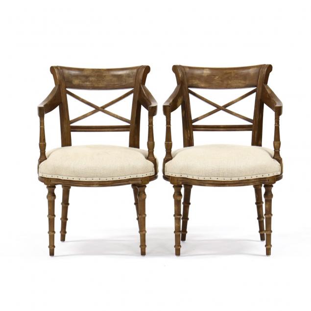 park-hill-collection-pair-of-regency-style-arm-chairs