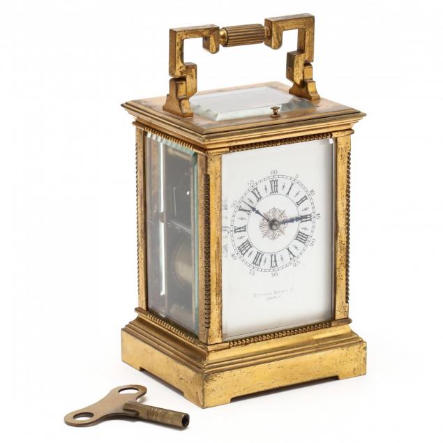 mitchell-vance-co-gilt-bronze-carriage-clock