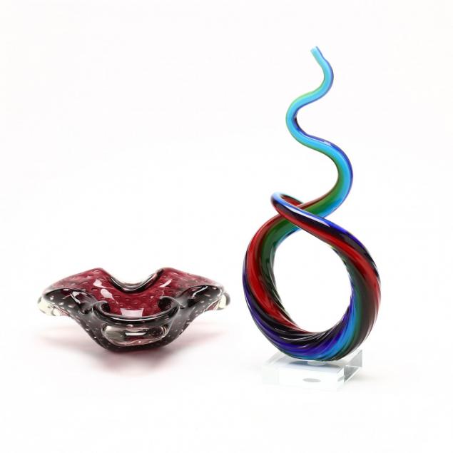 murano-two-pieces-of-art-glass