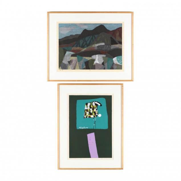 two-japanese-woodblock-prints-by-rokushu-mizufune-and-toru-mabuchi