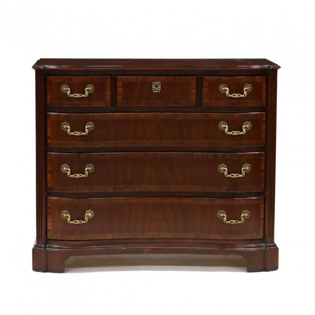 kindel-georgian-style-inlaid-serpentine-front-chest-of-drawers