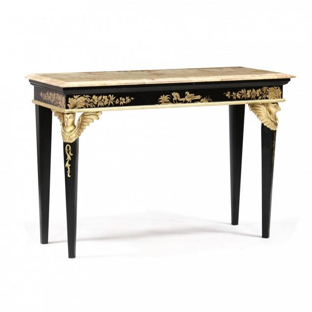 italianate-painted-and-gilt-marble-top-console-table