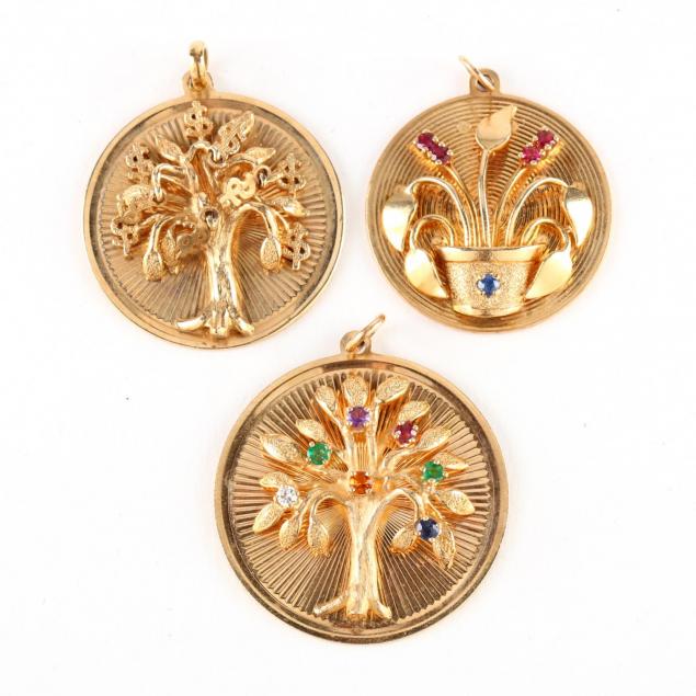 three-14kt-gold-and-gem-set-charms-henry-dankner