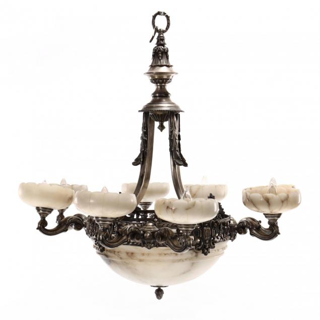 neoclassical-silverplate-and-alabaster-chandelier