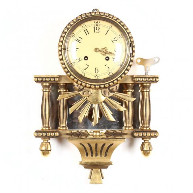 swedish-carved-and-gilt-cartel-clock