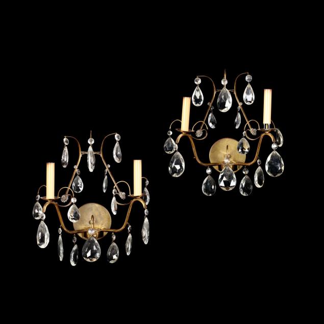 pair-of-italianate-brass-and-drop-prism-wall-sconces