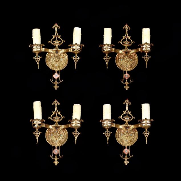 halcolite-set-of-four-medieval-style-wall-sconces