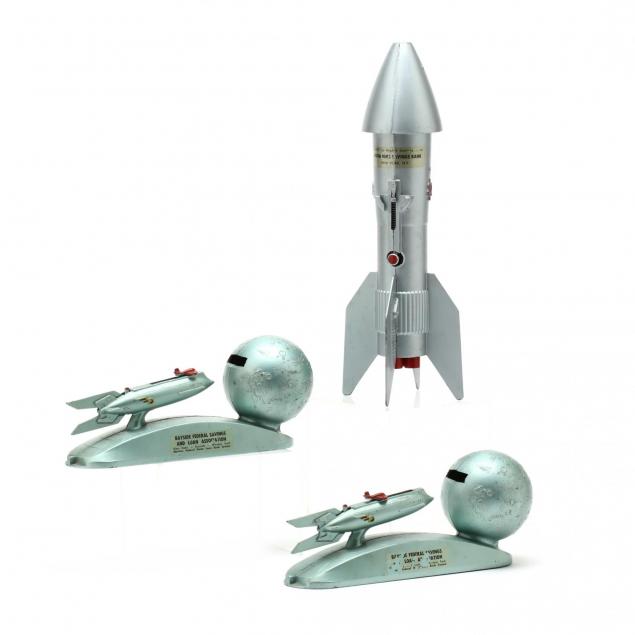 three-vintage-space-age-rocket-ship-banks
