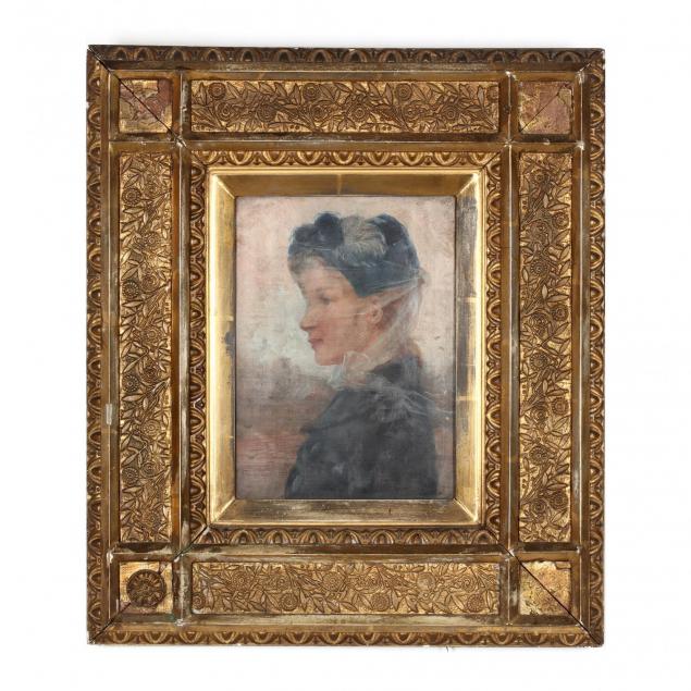 george-w-chambers-tn-mo-1857-1897-young-woman-in-profile