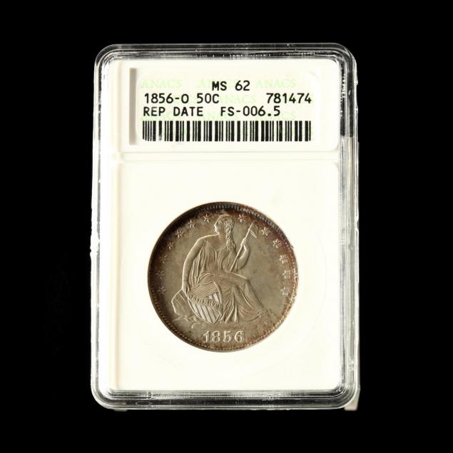 1856-o-liberty-seated-half-dollar-anacs-ms62-repunched-date