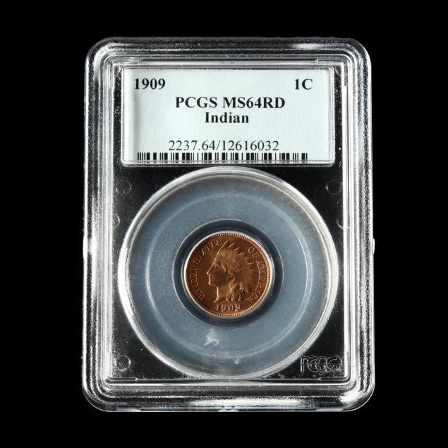 1909-indian-head-cent-pcgs-ms64rd
