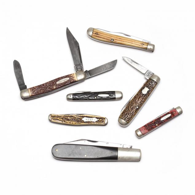 seven-vintage-pocket-knives